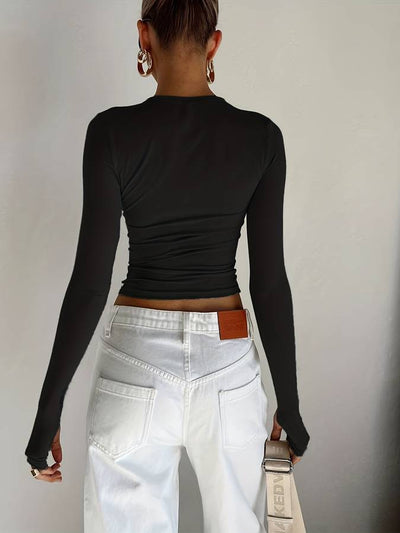 Saar™ | Basic langærmet top