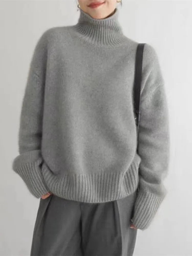 Lin™ | Rullekravepullover